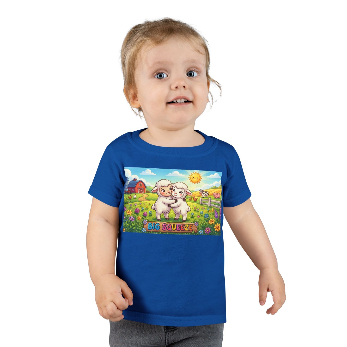 Big Squeeze Lamb Toddler T-shirt