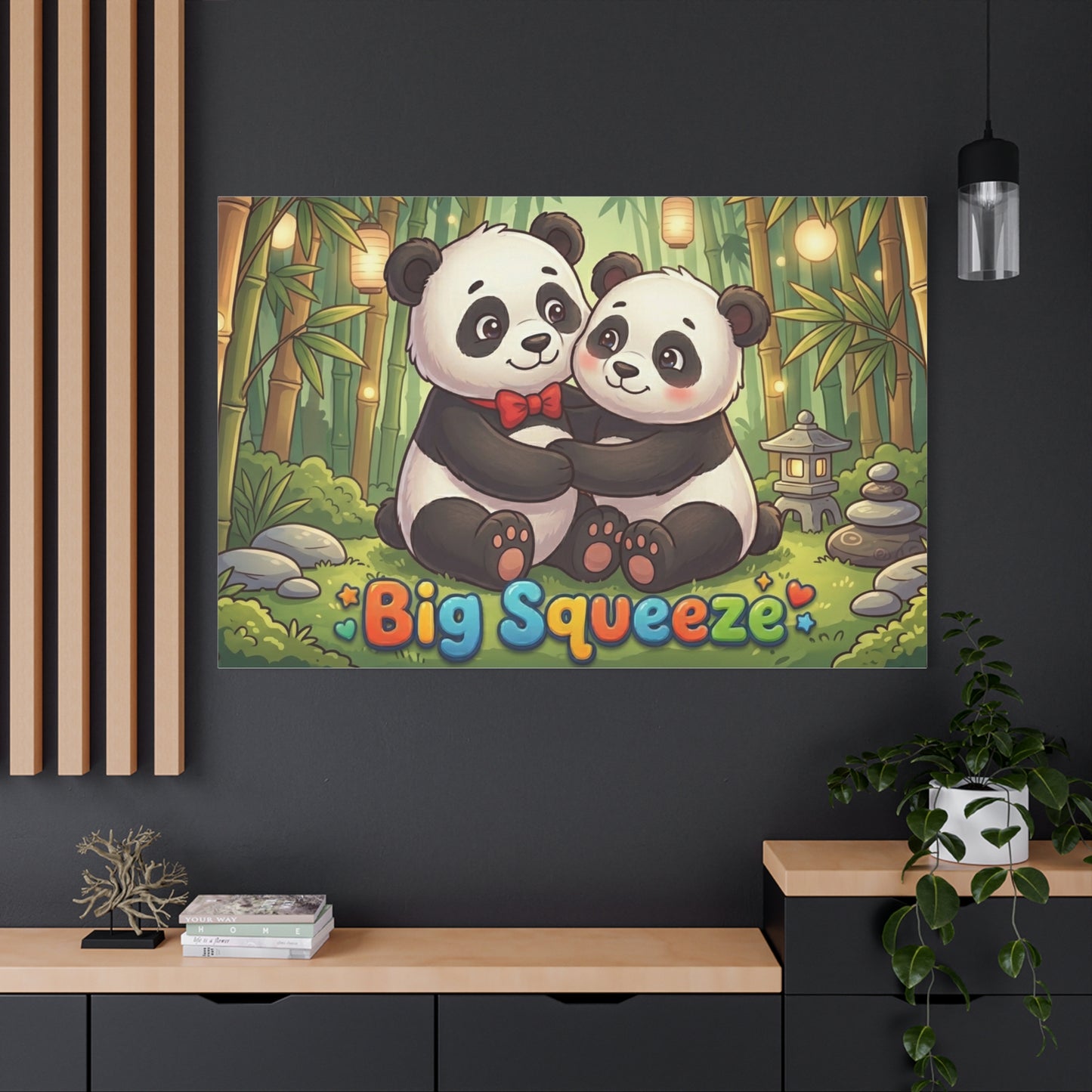 Big Squeeze Panda Classic Canvas