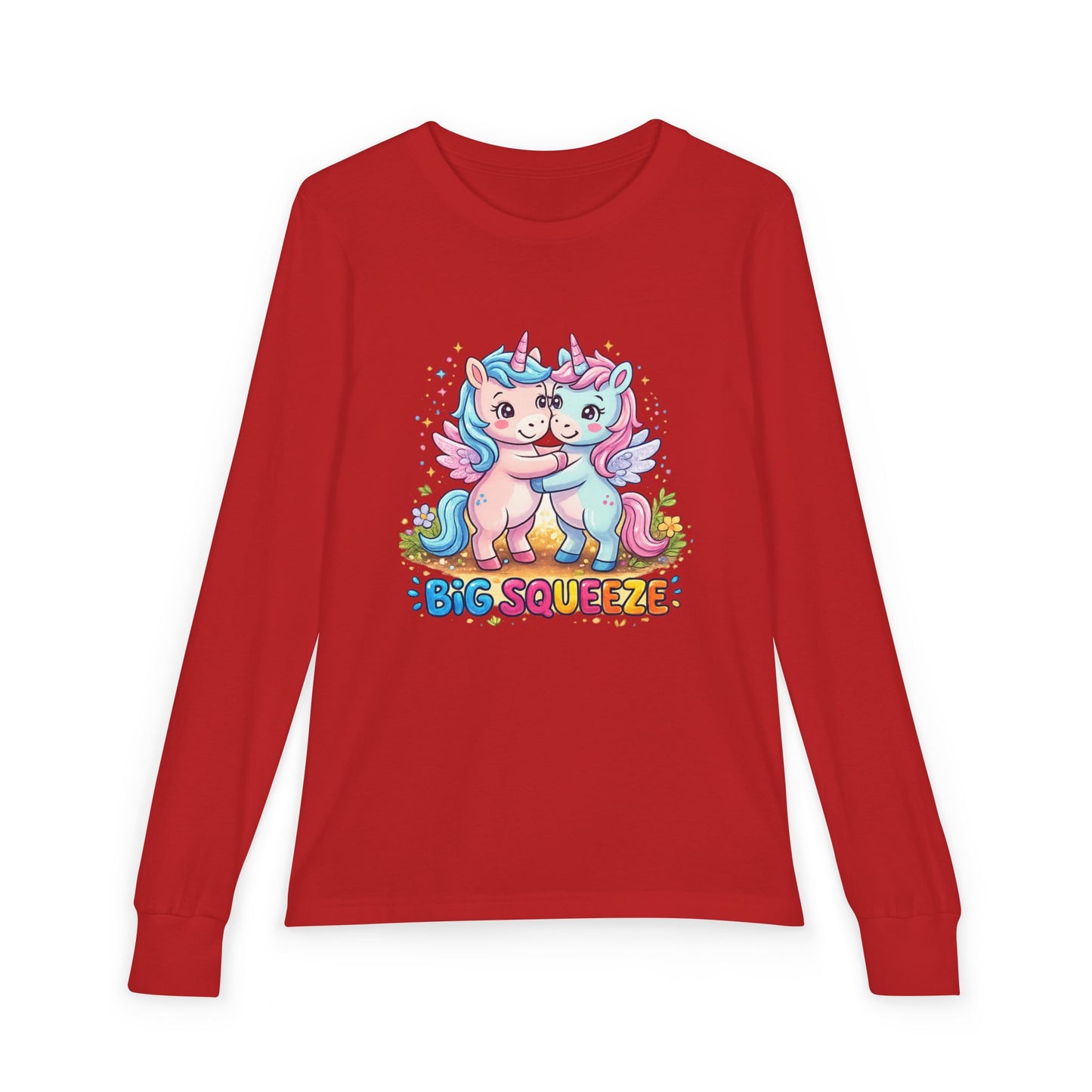 Big Squeeze Unicorn Youth Jersey Long Sleeve Tee