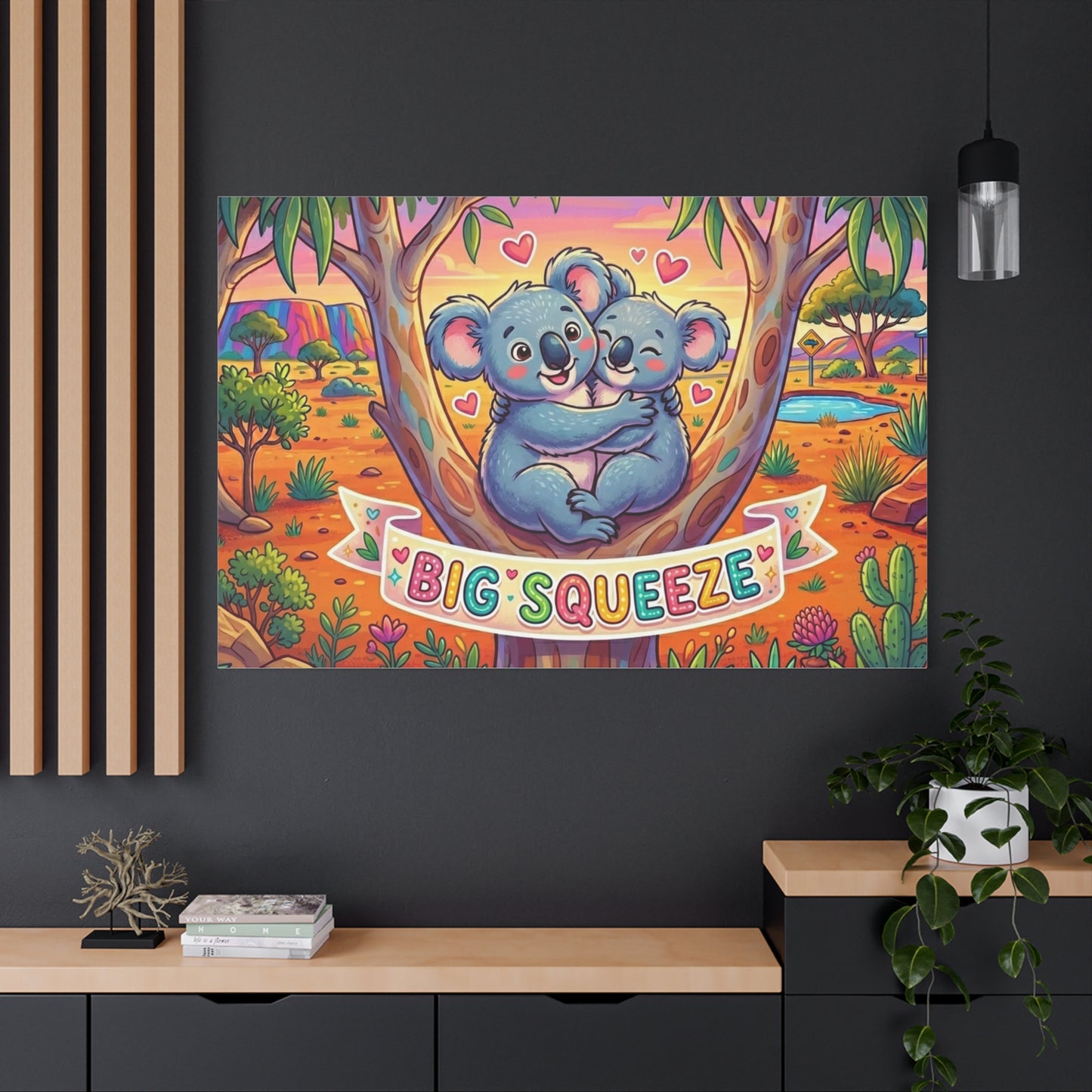 Big Squeeze Koala Classic Canvas