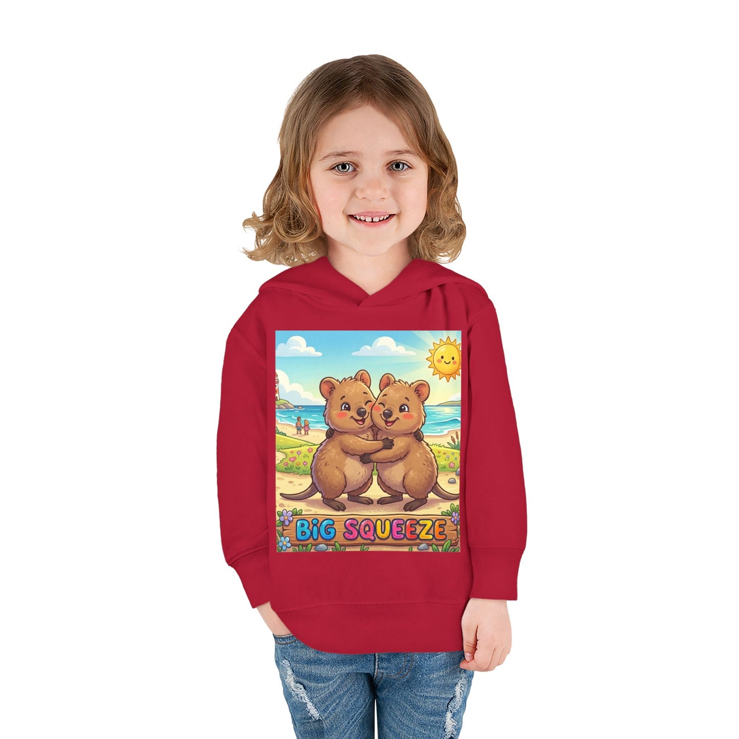 Big Squeeze Quokka Toddler Pullover Fleece Hoodie