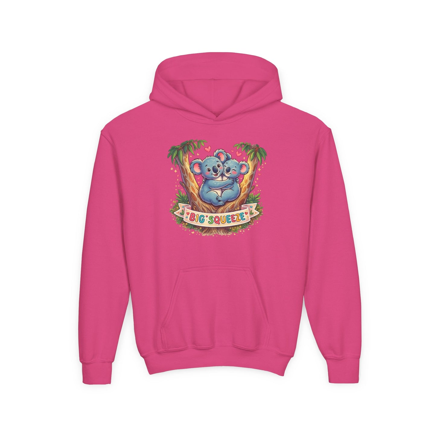 Big Squeeze Koala Youth Heavy Blend Hooded Sweatshirt