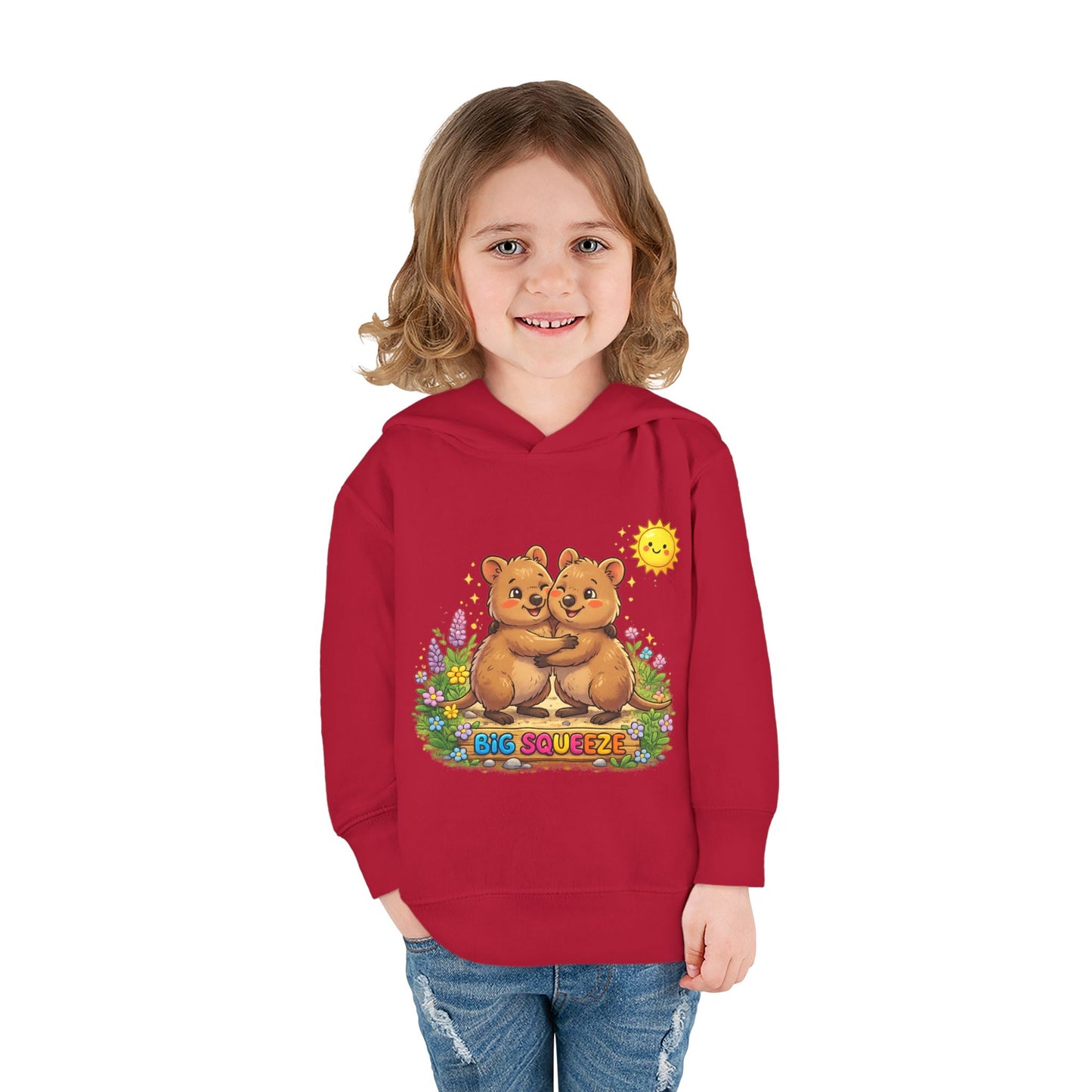 Big Squeeze Quokka Toddler Pullover Fleece Hoodie