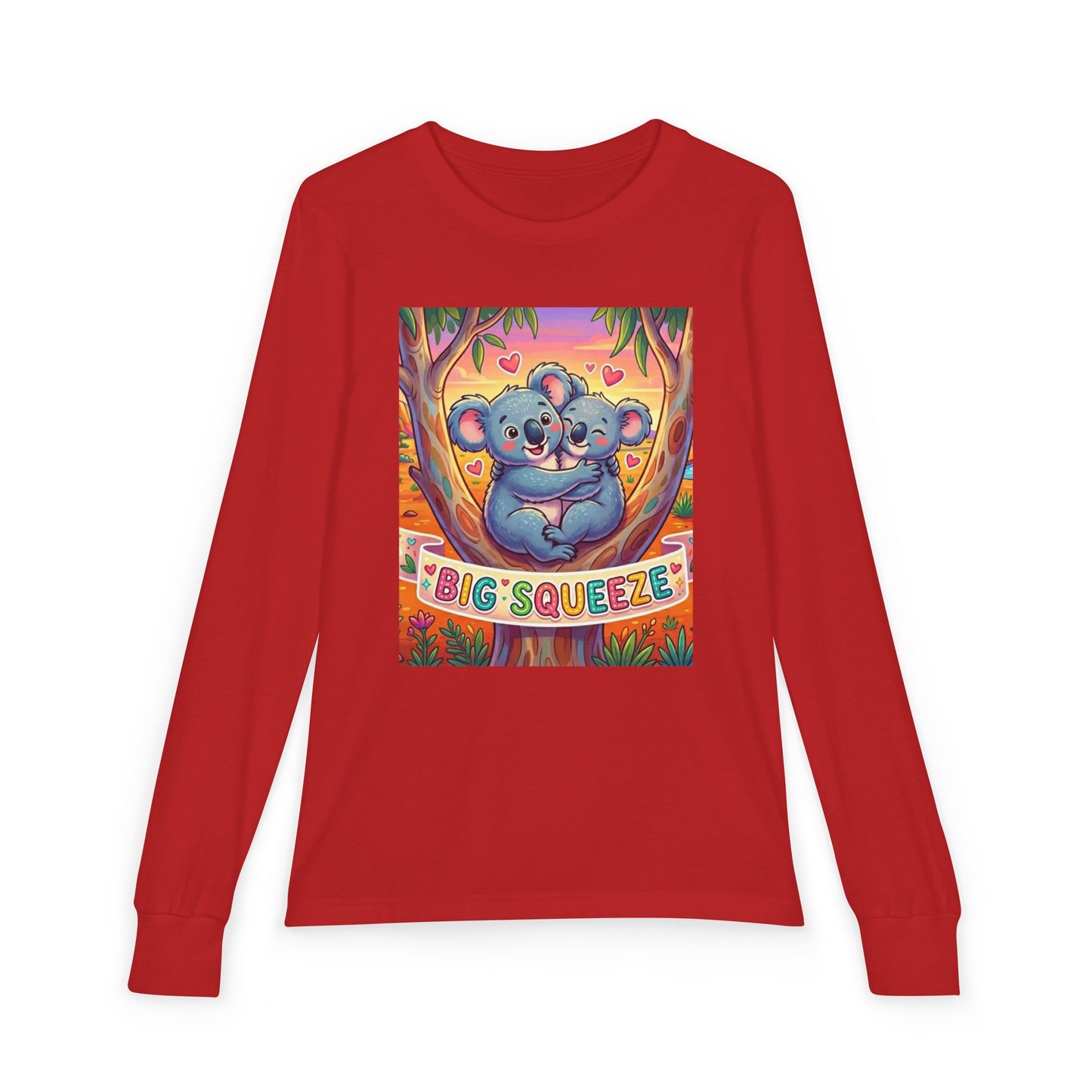 Big Squeeze Koala Youth Jersey Long Sleeve Tee