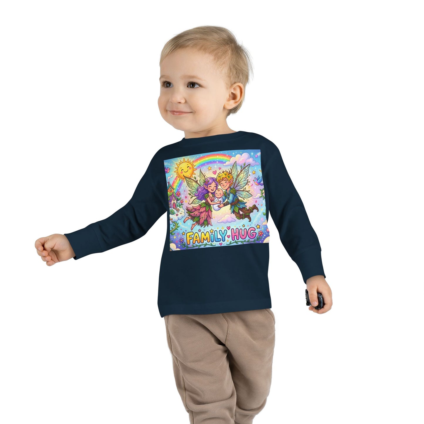 Family Hug Fairy Toddler Long Sleeve Tee