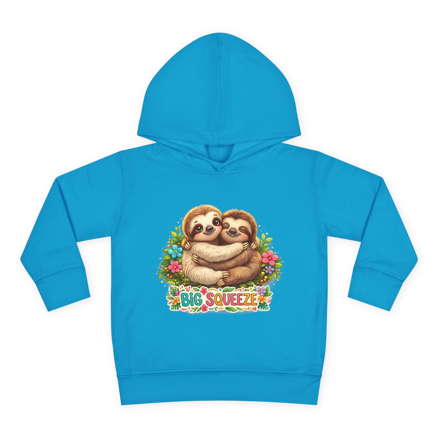 Big Squeeze Sloth Toddler Pullover Fleece Hoodie