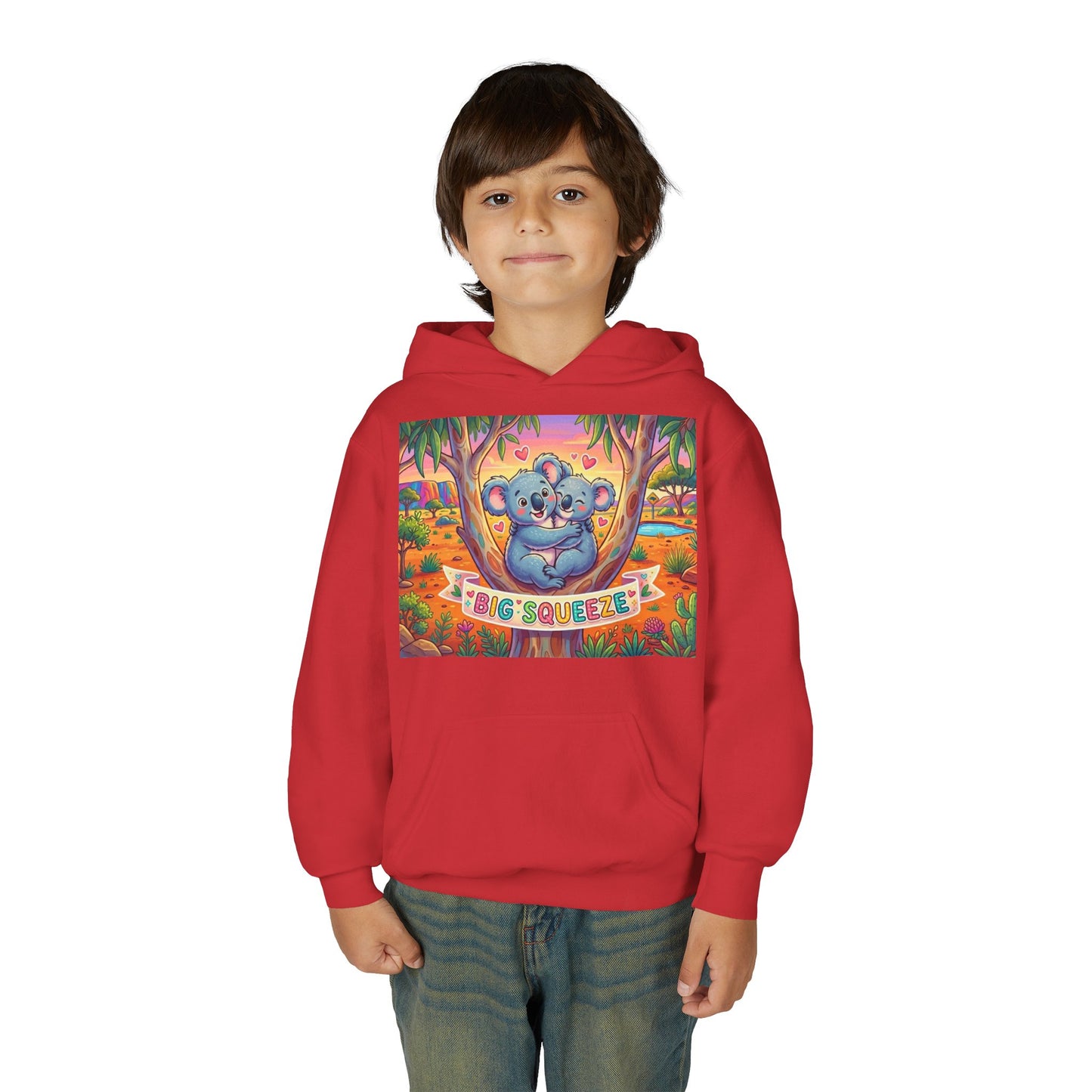 Big Squeeze Koala Youth Heavy Blend Hooded Sweatshirt