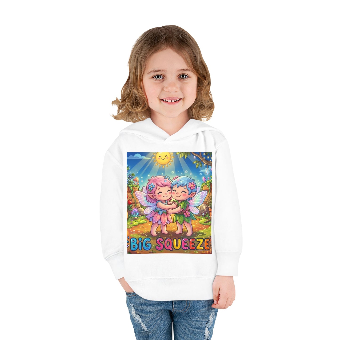 Big Squeeze Fairy Toddler Pullover Fleece Hoodie