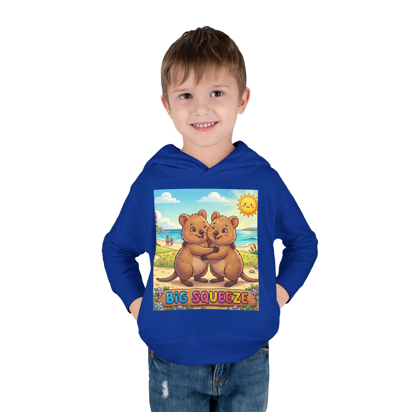 Big Squeeze Quokka Toddler Pullover Fleece Hoodie