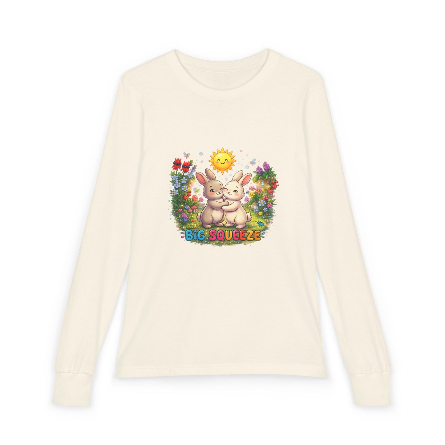 Big Squeeze Bunny Youth Jersey Long Sleeve Tee
