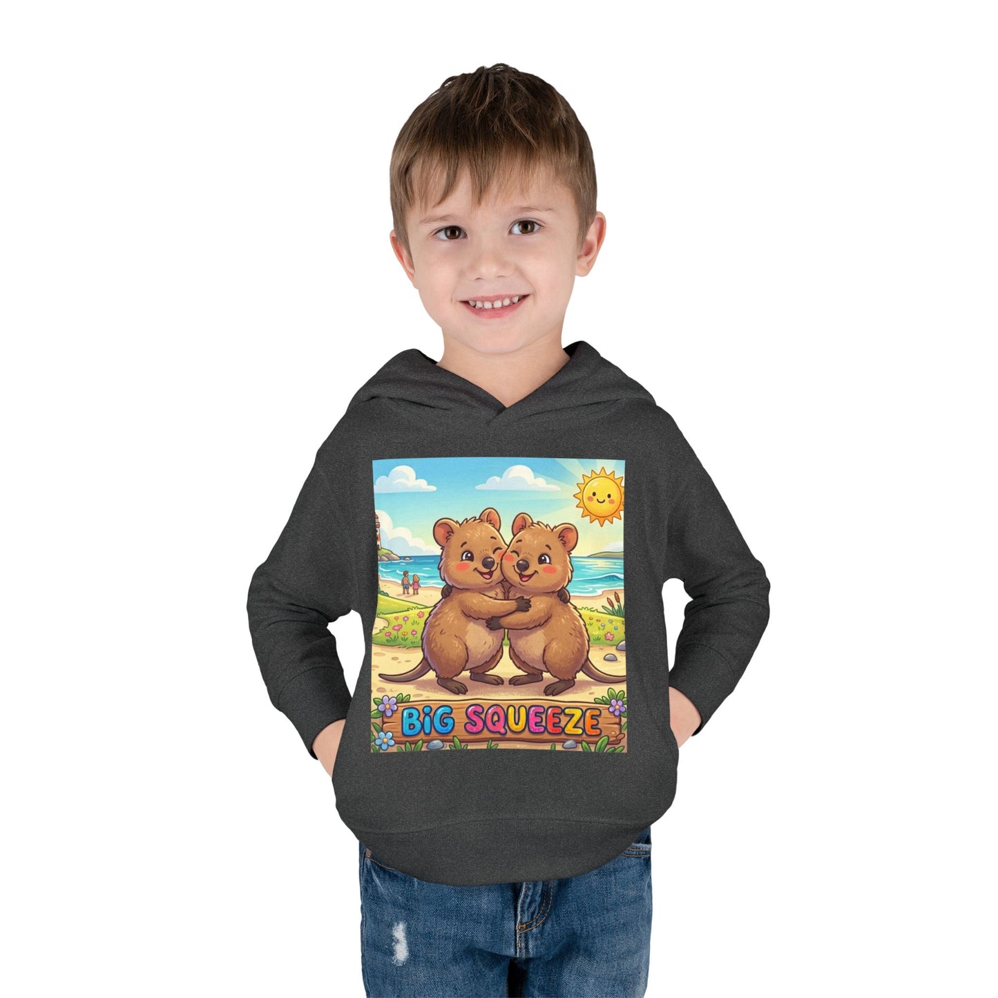 Big Squeeze Quokka Toddler Pullover Fleece Hoodie