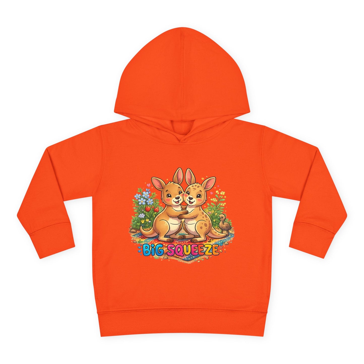 Big Squeeze Kangaroo Toddler Pullover Fleece Hoodie