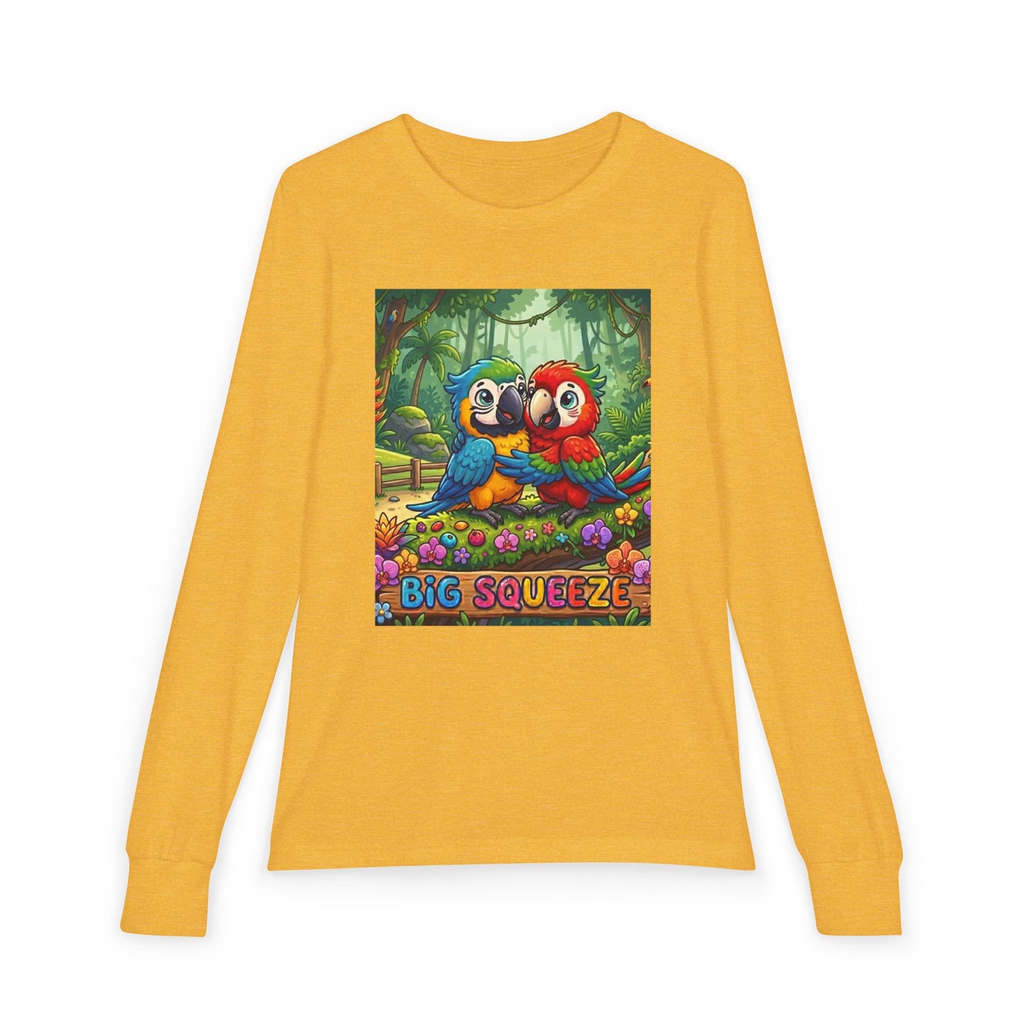 Big Squeeze Macaw Youth Jersey Long Sleeve Tee