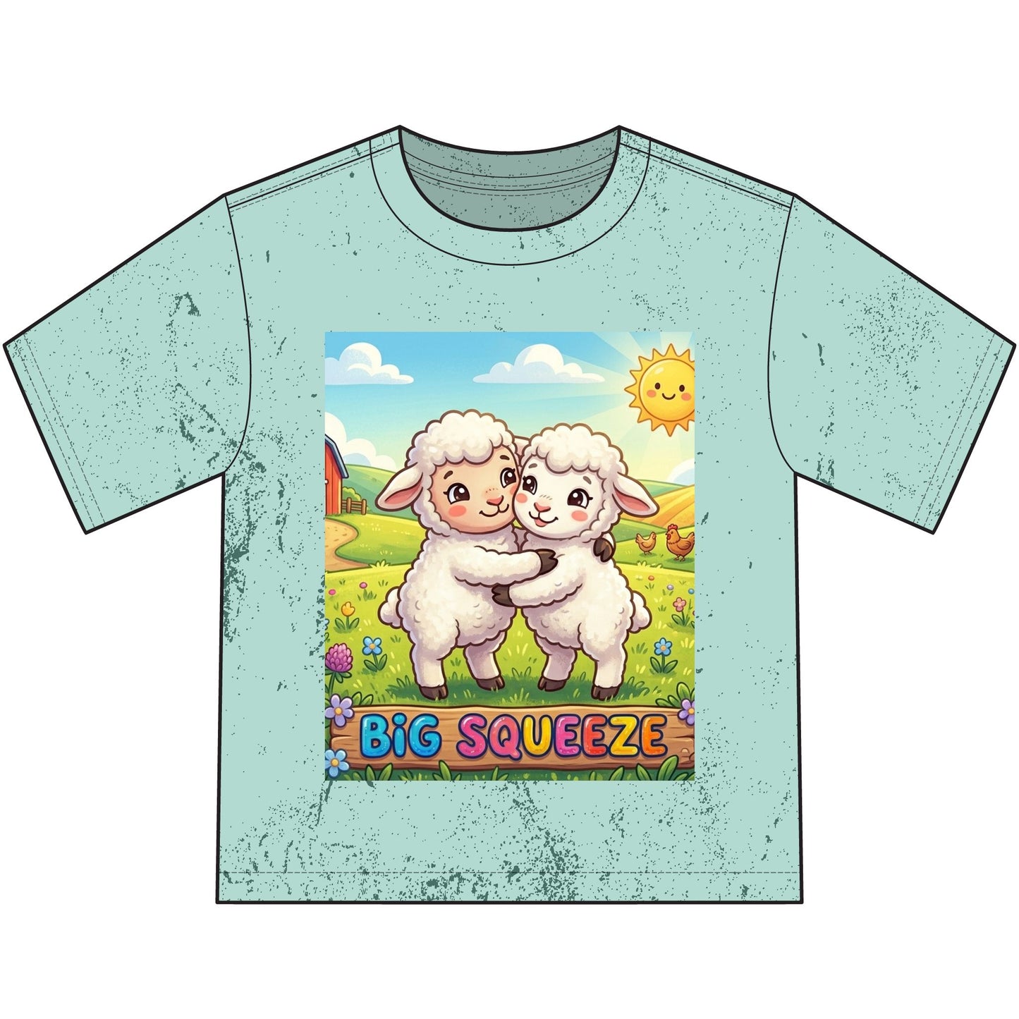 Big Squeeze Lamb Heavyweight Color Blast Youth T-Shirt