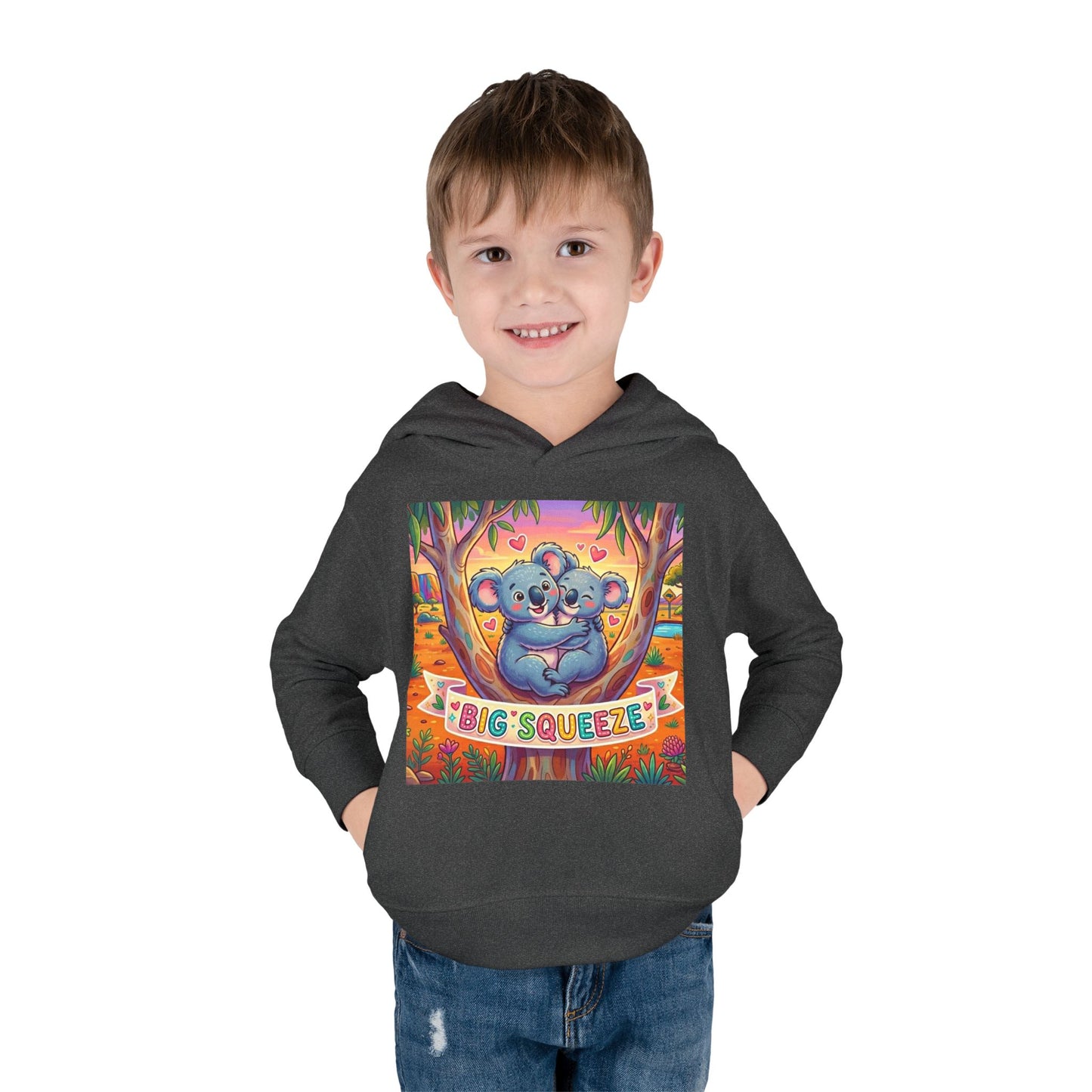 Big Squeeze Koala Toddler Pullover Fleece Hoodie