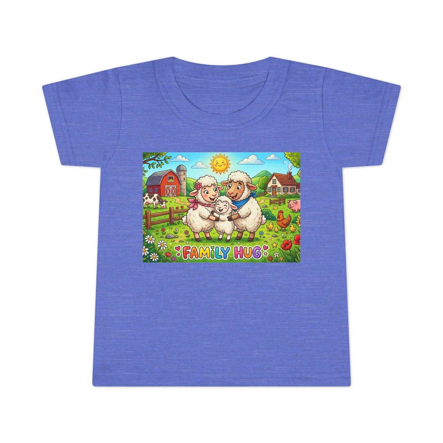 Family Hug Lamb Toddler T-shirt