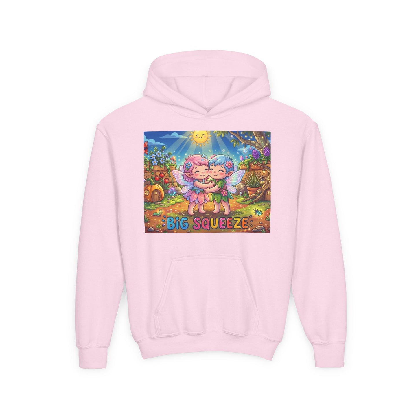 Big Squeeze Fairy Youth Heavy Blend Hooded Sweatshirt