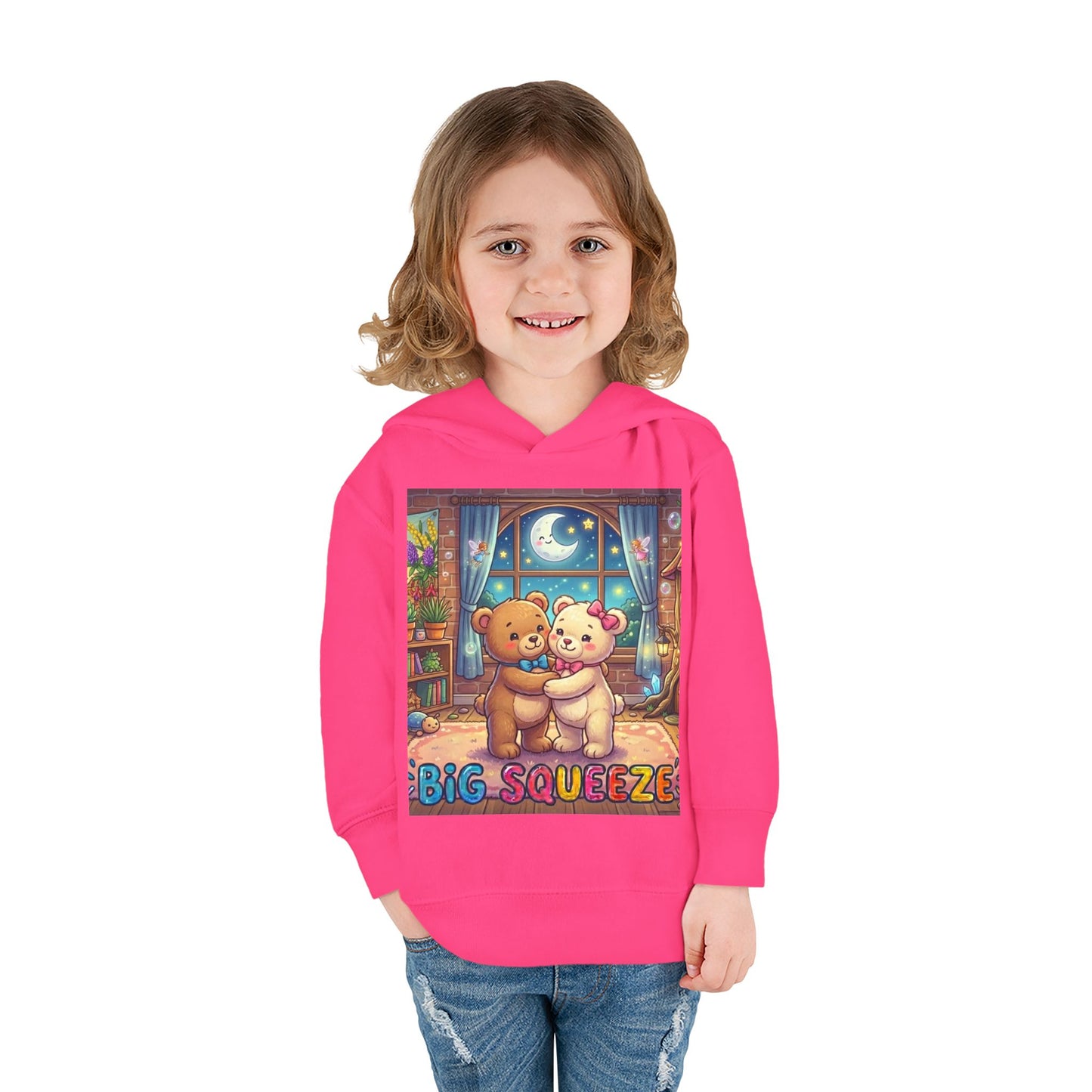 Big Squeeze Teddy Toddler Pullover Fleece Hoodie