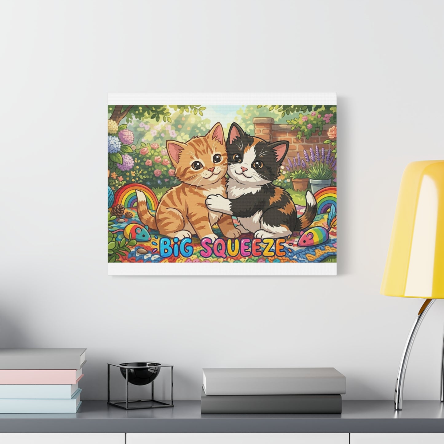 Big Squeeze Kitten Classic Canvas