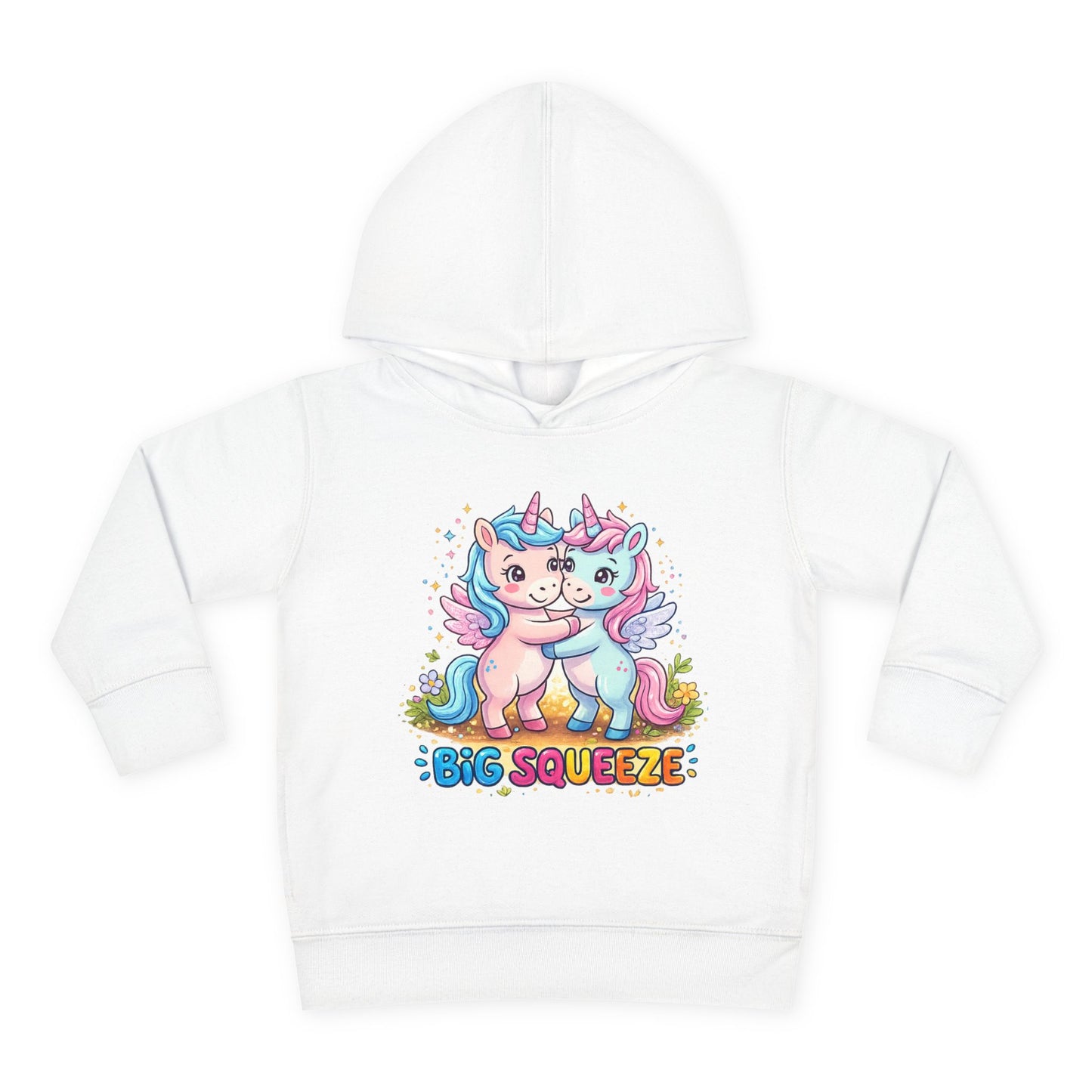 Big Squeeze Unicorn Toddler Pullover Fleece Hoodie