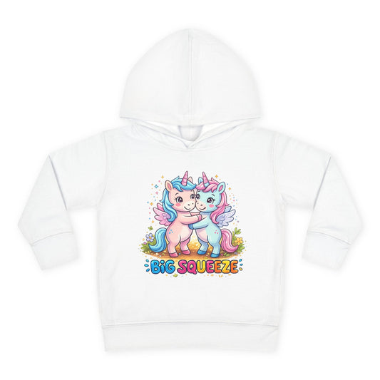 Big Squeeze Unicorn Toddler Pullover Fleece Hoodie