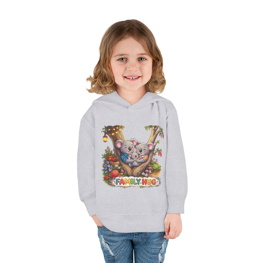 Family Hug Koala Toddler Pullover Fleece Hoodie