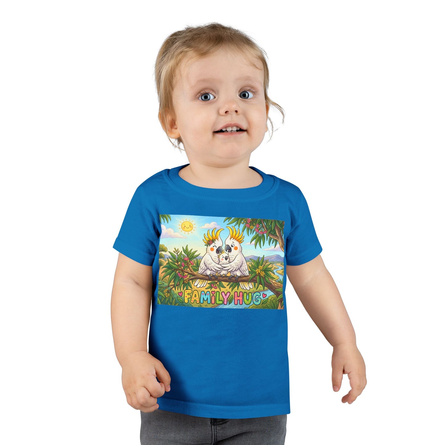 Family Hug Cockatoo Toddler T-shirt