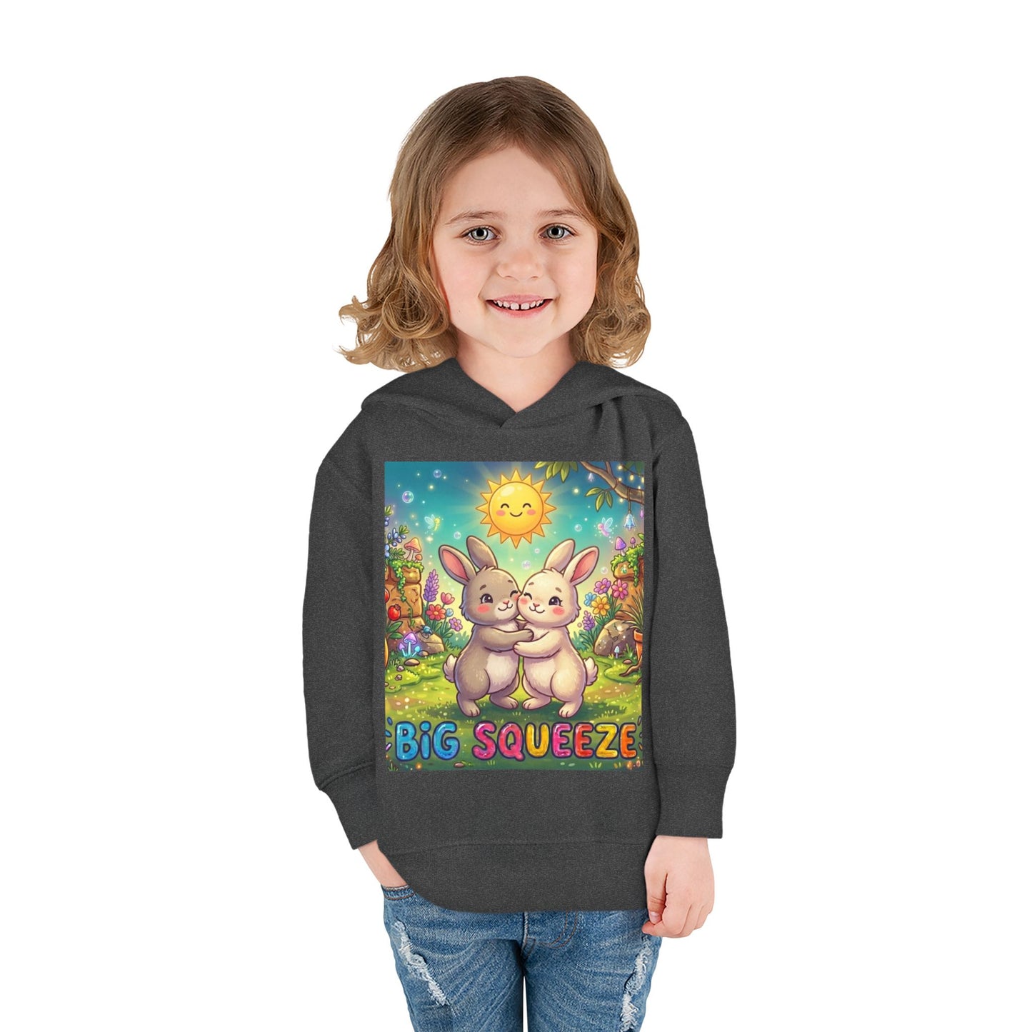 Big Squeeze Bunny Toddler Pullover Fleece Hoodie