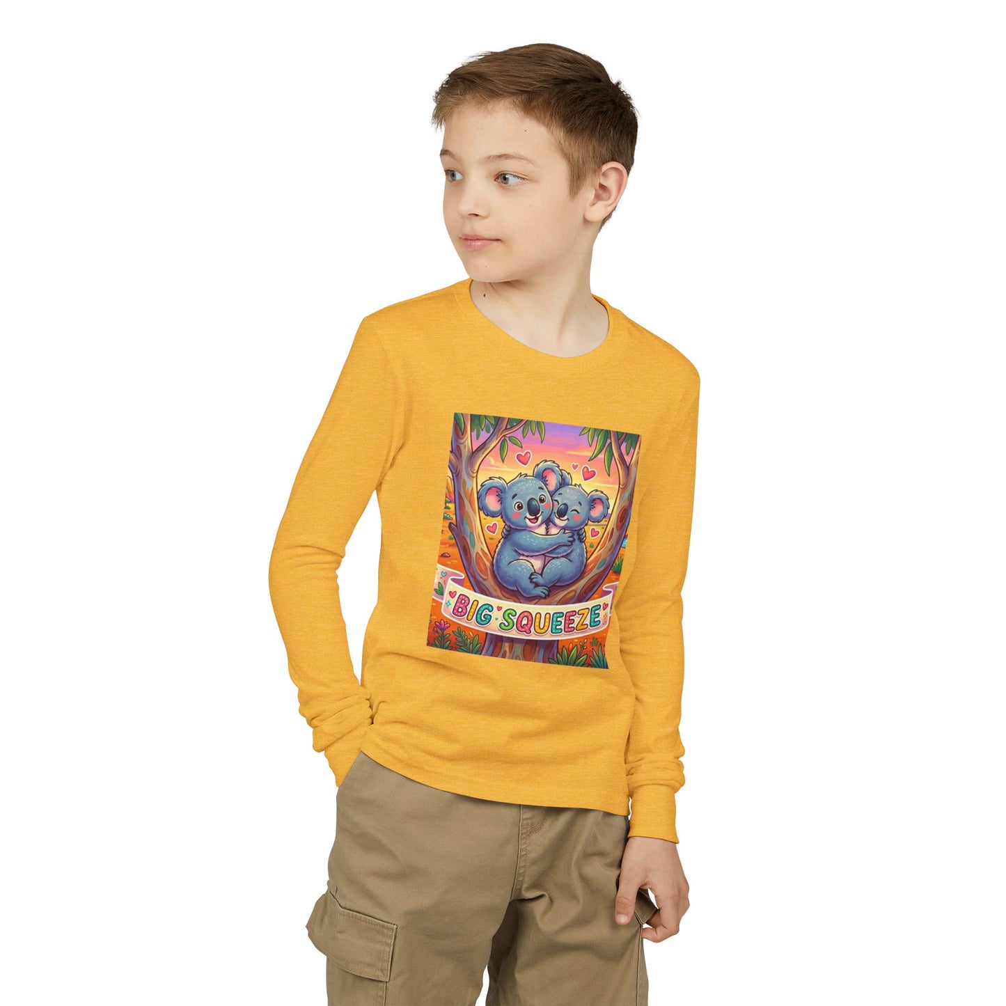 Big Squeeze Koala Youth Jersey Long Sleeve Tee