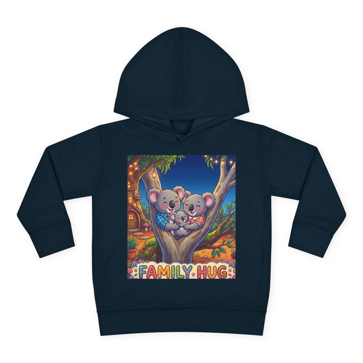 Family Hug Koala Toddler Pullover Fleece Hoodie