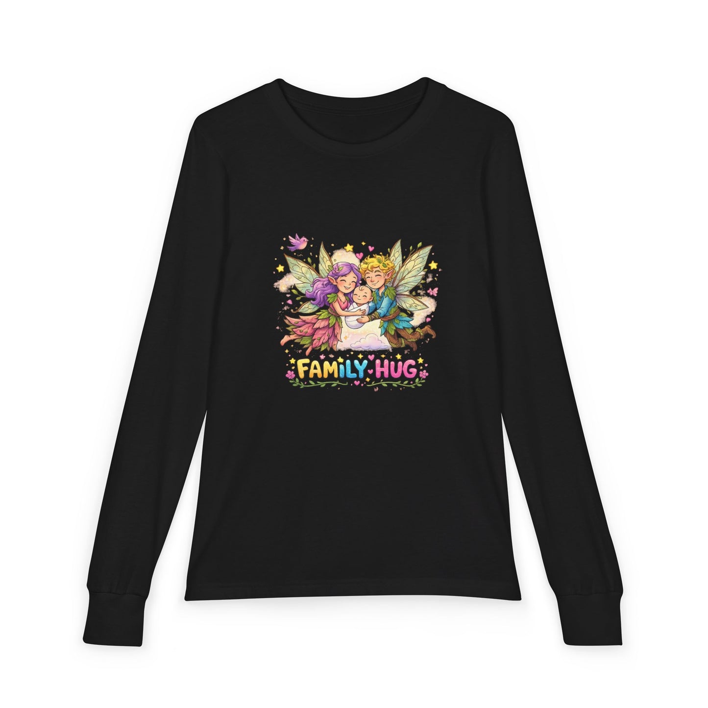 Family Hug Fairy Youth Jersey Long Sleeve Tee