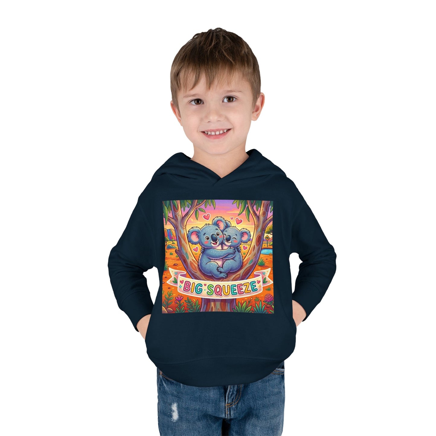 Big Squeeze Koala Toddler Pullover Fleece Hoodie