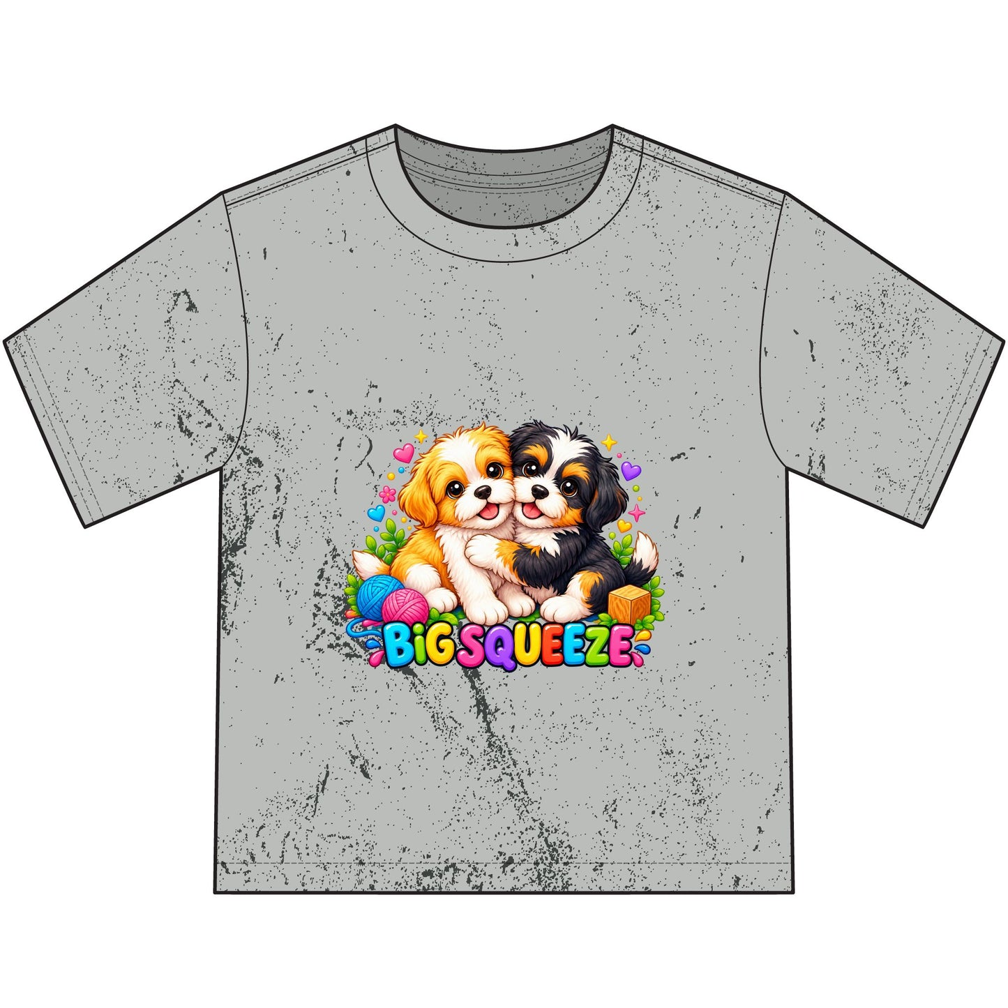 Big Squeeze Shih Tzu Heavyweight Color Blast Youth T-Shirt