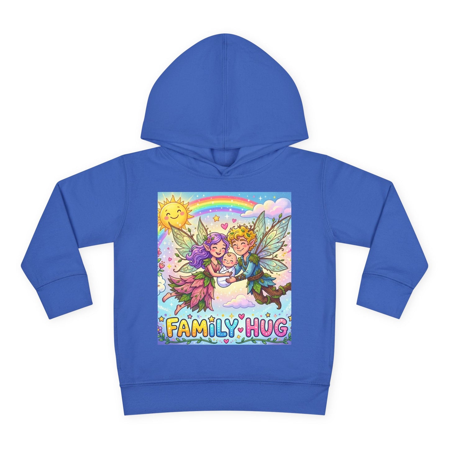 Family Hug Fairy Toddler Pullover Fleece Hoodie