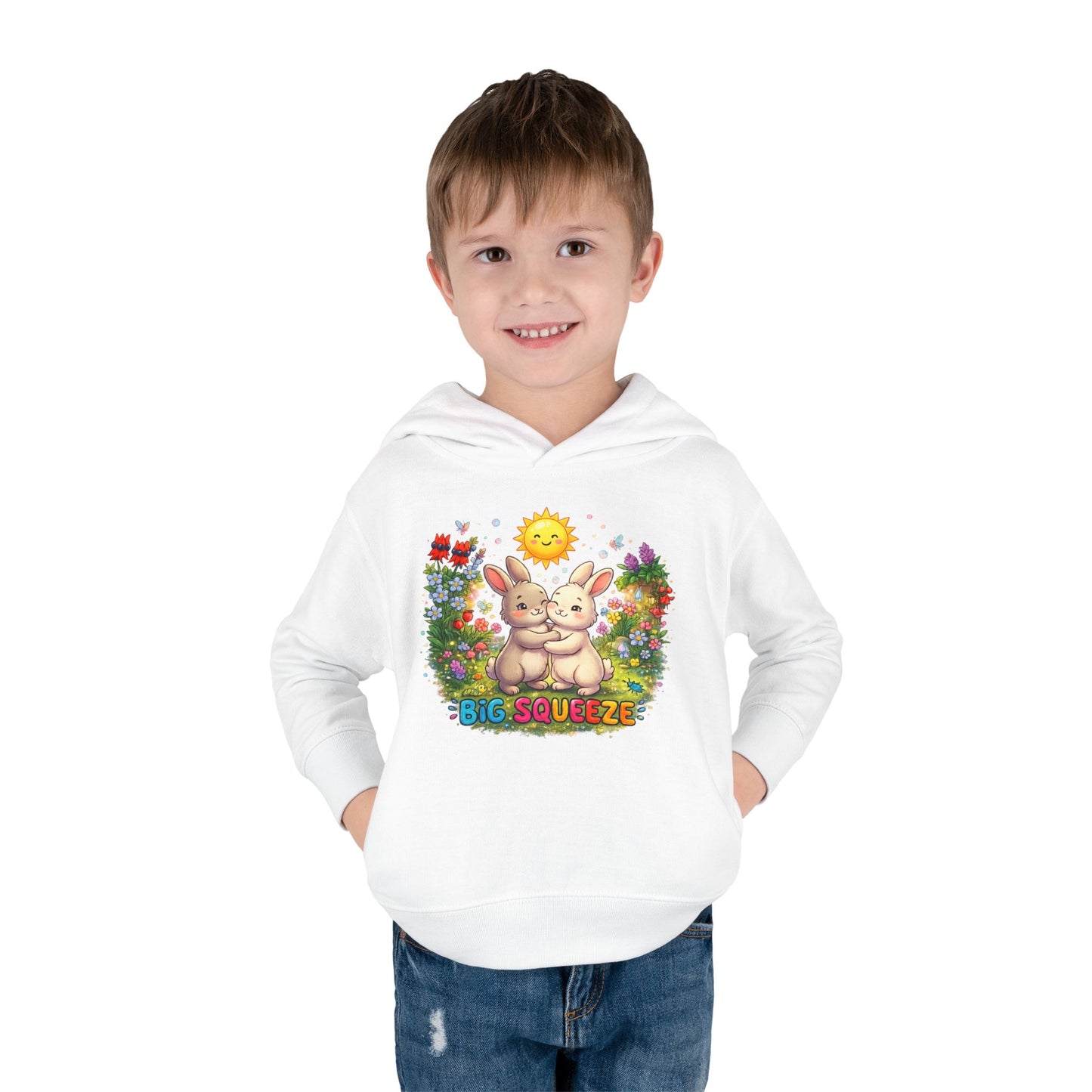 Big Squeeze Bunny Toddler Pullover Fleece Hoodie
