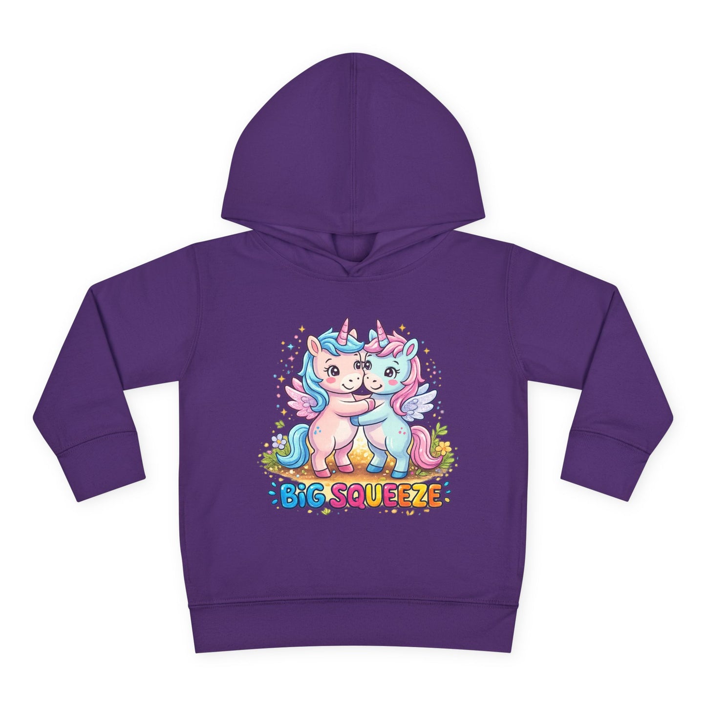 Big Squeeze Unicorn Toddler Pullover Fleece Hoodie