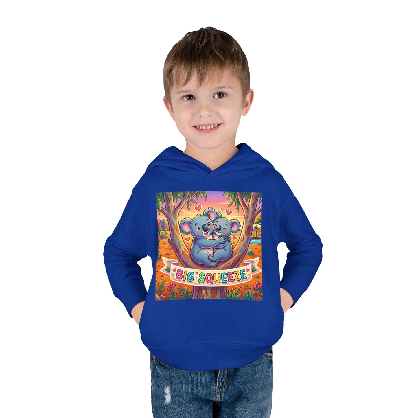 Big Squeeze Koala Toddler Pullover Fleece Hoodie