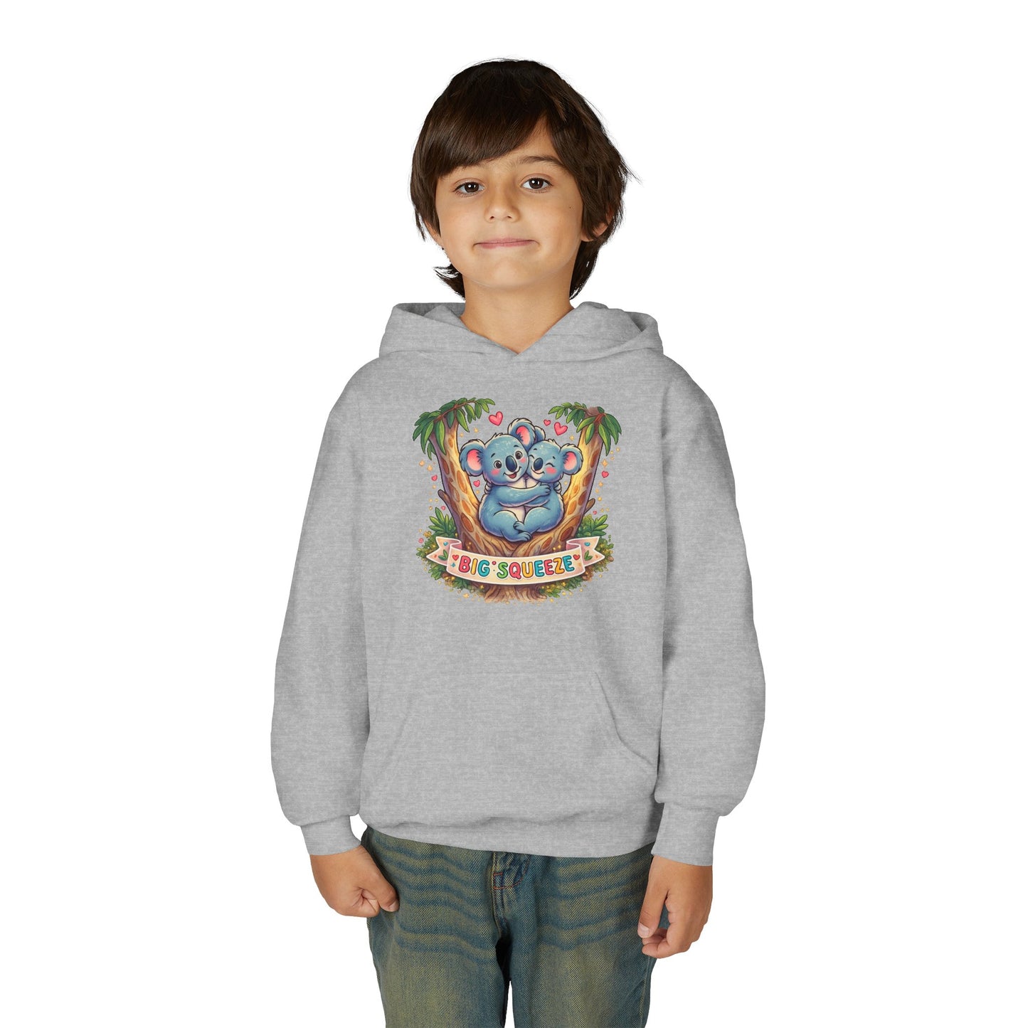 Big Squeeze Koala Youth Heavy Blend Hooded Sweatshirt