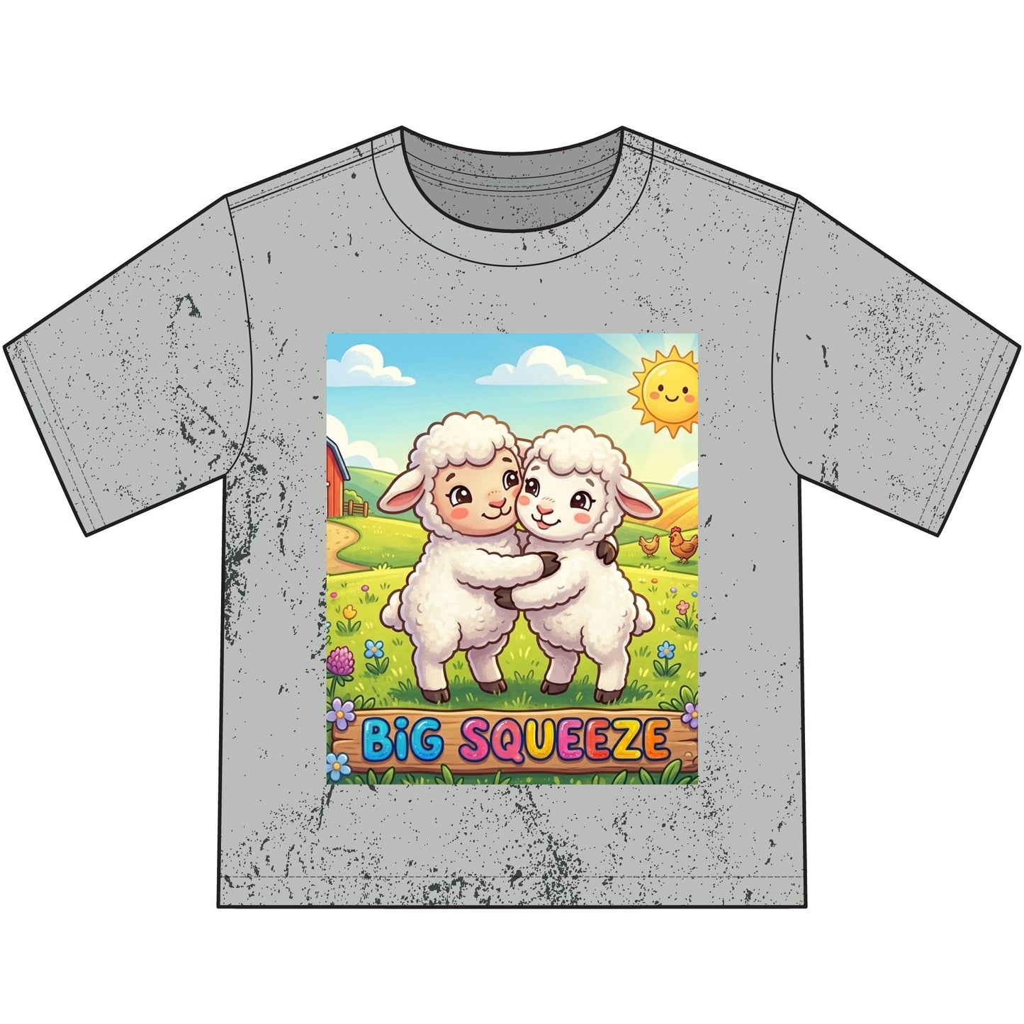 Big Squeeze Lamb Heavyweight Color Blast Youth T-Shirt