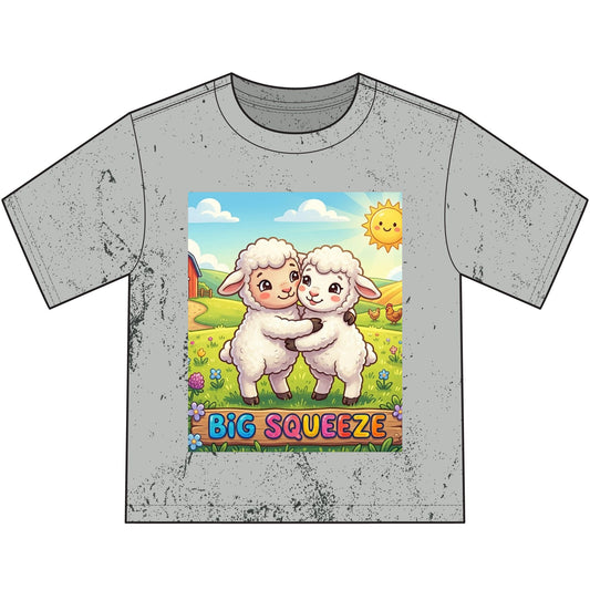 Big Squeeze Lamb Heavyweight Color Blast Youth T-Shirt