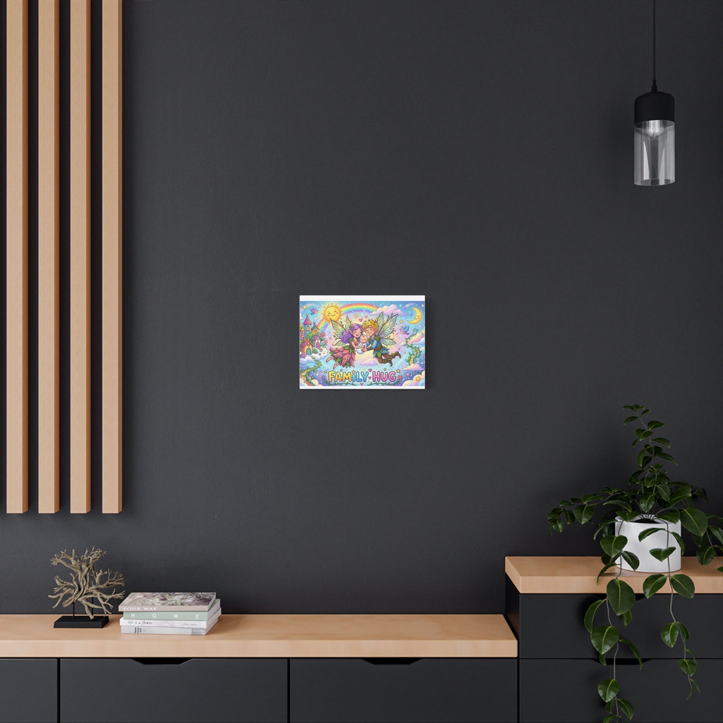 Family Hug Fairy Classic Canvas