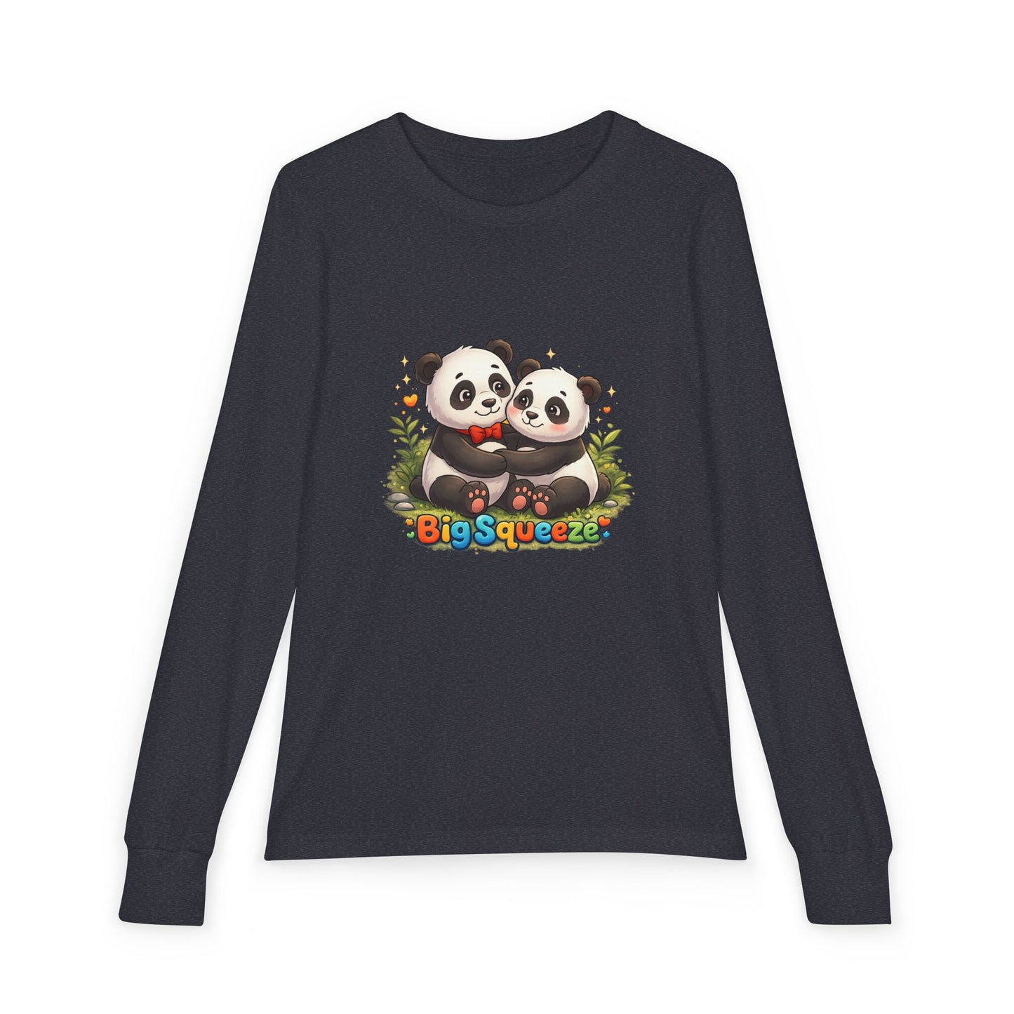 Big Squeeze Panda Youth Jersey Long Sleeve Tee