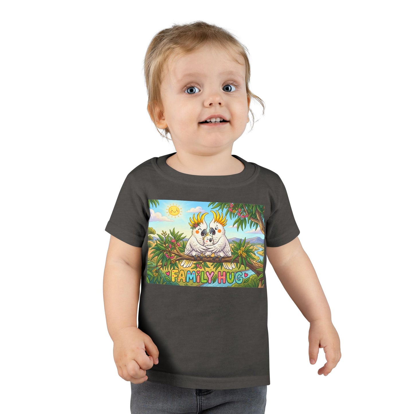 Family Hug Cockatoo Toddler T-shirt