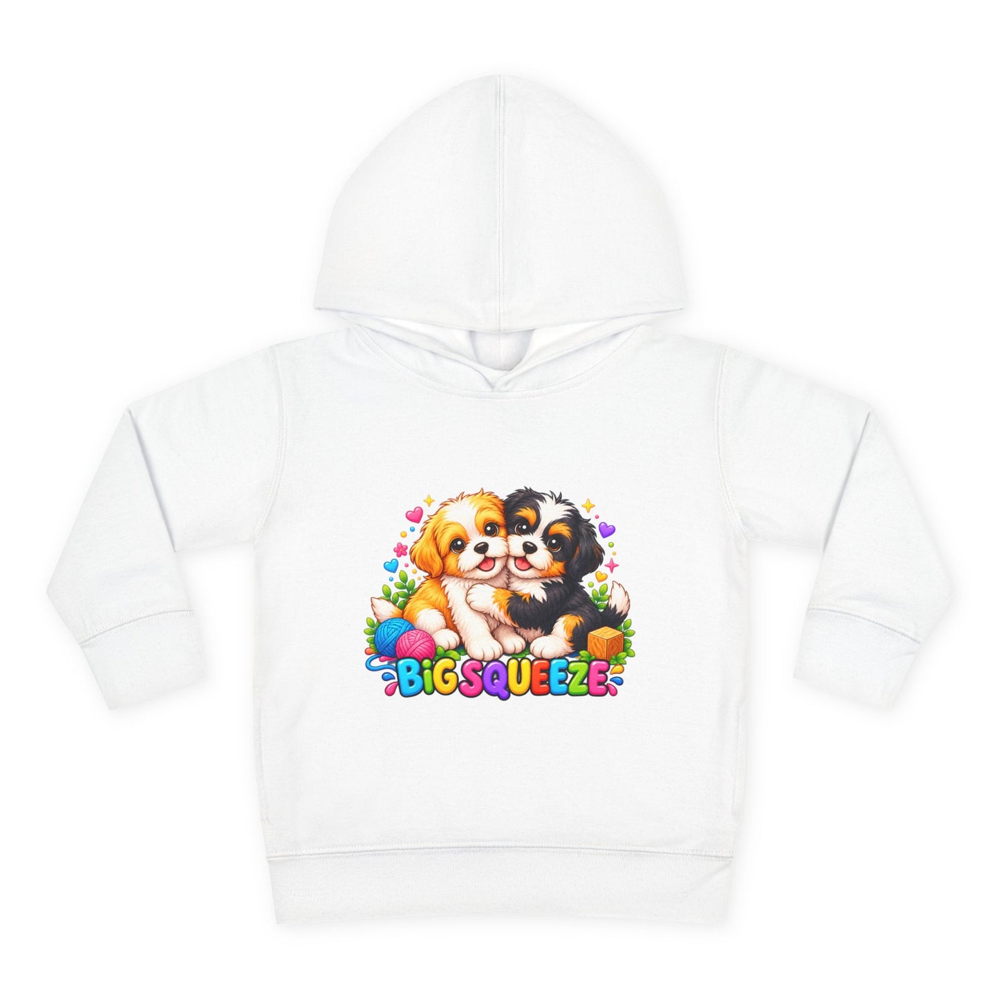 Big Squeeze Shih Tzu Toddler Pullover Fleece Hoodie