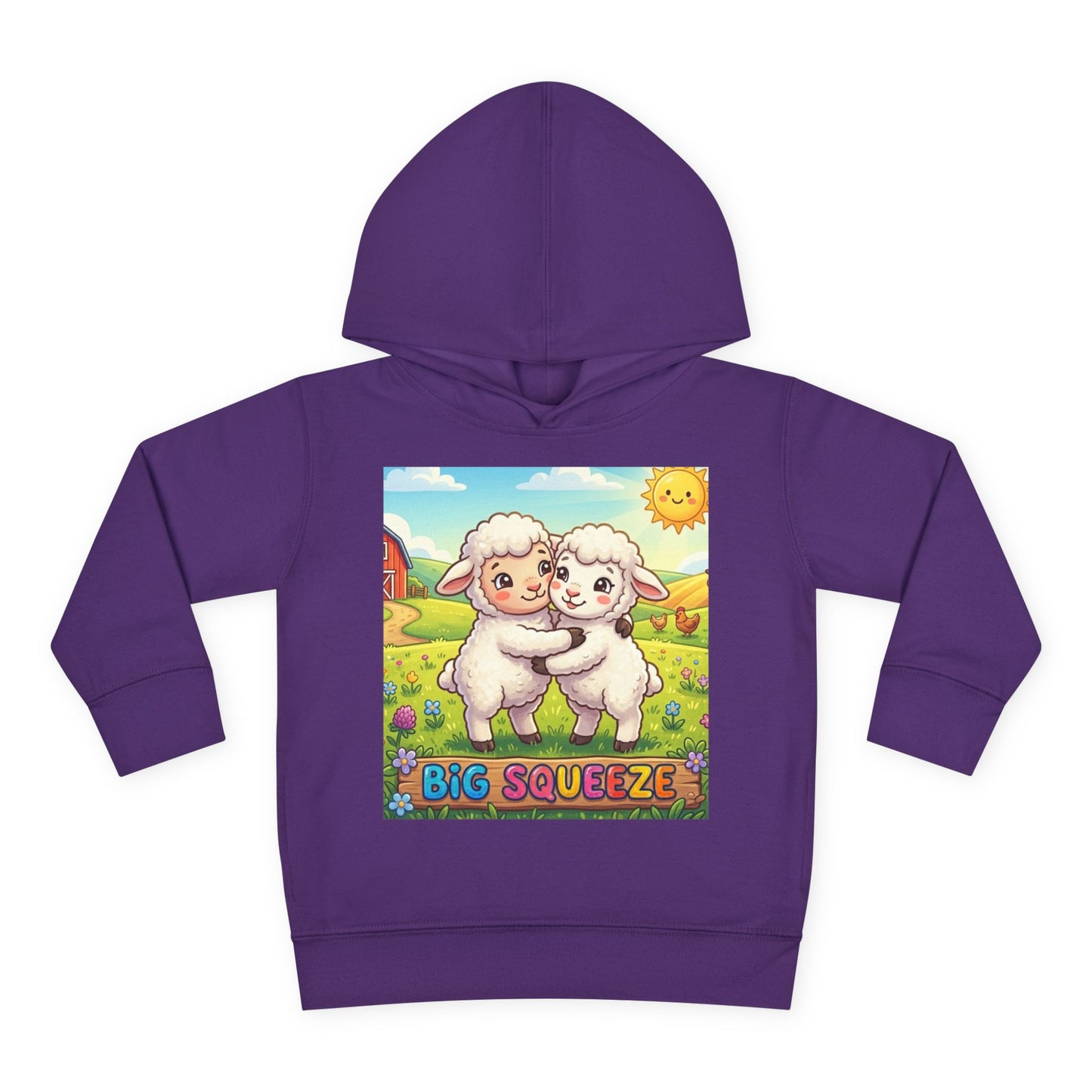 Big Squeeze Lamb Toddler Pullover Fleece Hoodie
