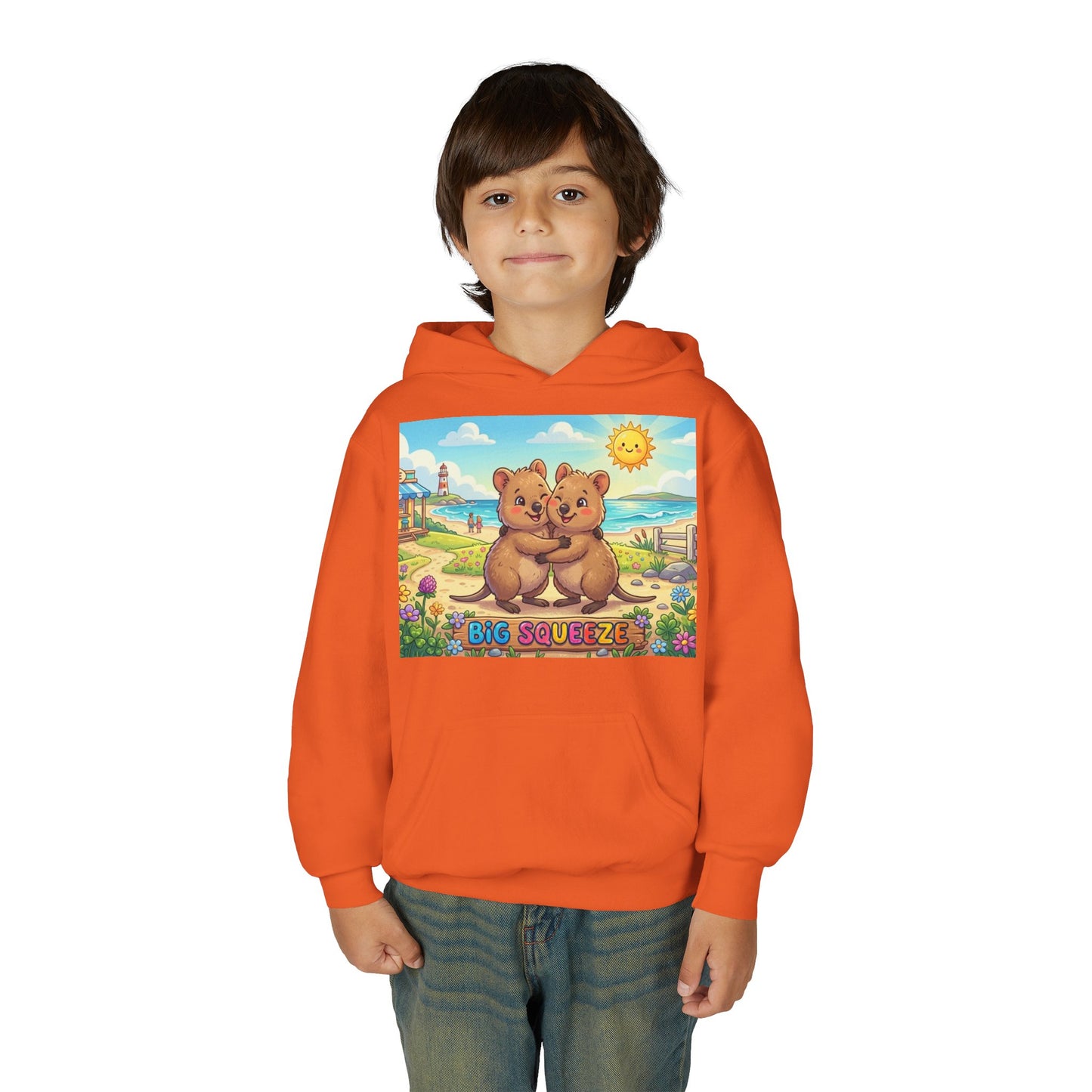 Big Squeeze Quokka Youth Heavy Blend Hooded Sweatshirt