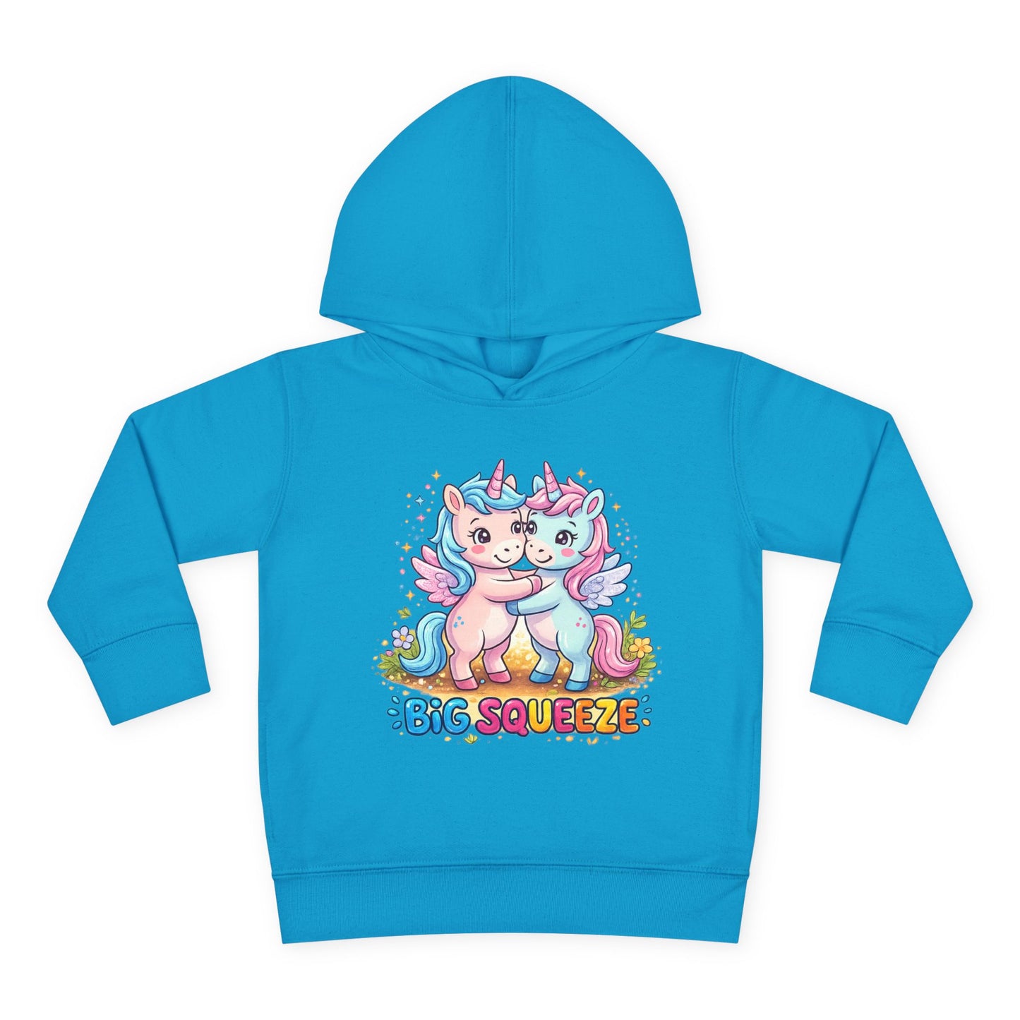 Big Squeeze Unicorn Toddler Pullover Fleece Hoodie