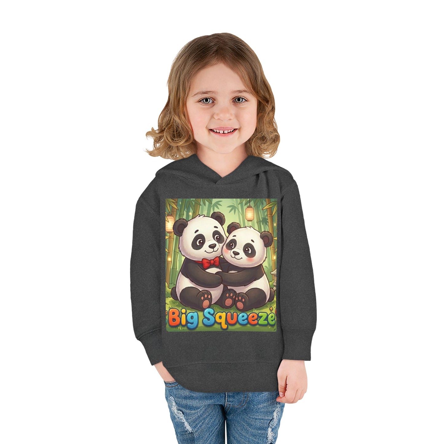 Big Squeeze Panda Toddler Pullover Fleece Hoodie