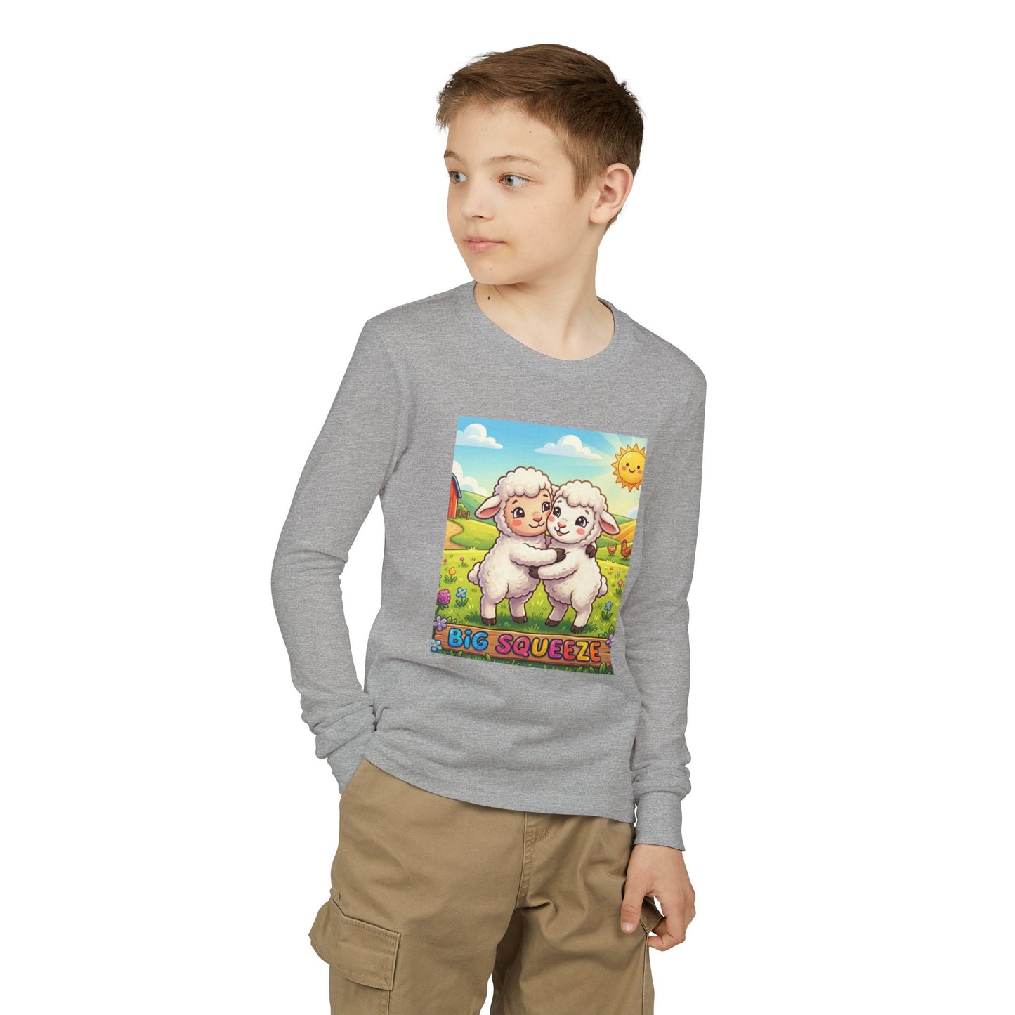 Big Squeeze Lamb Youth Jersey Long Sleeve Tee