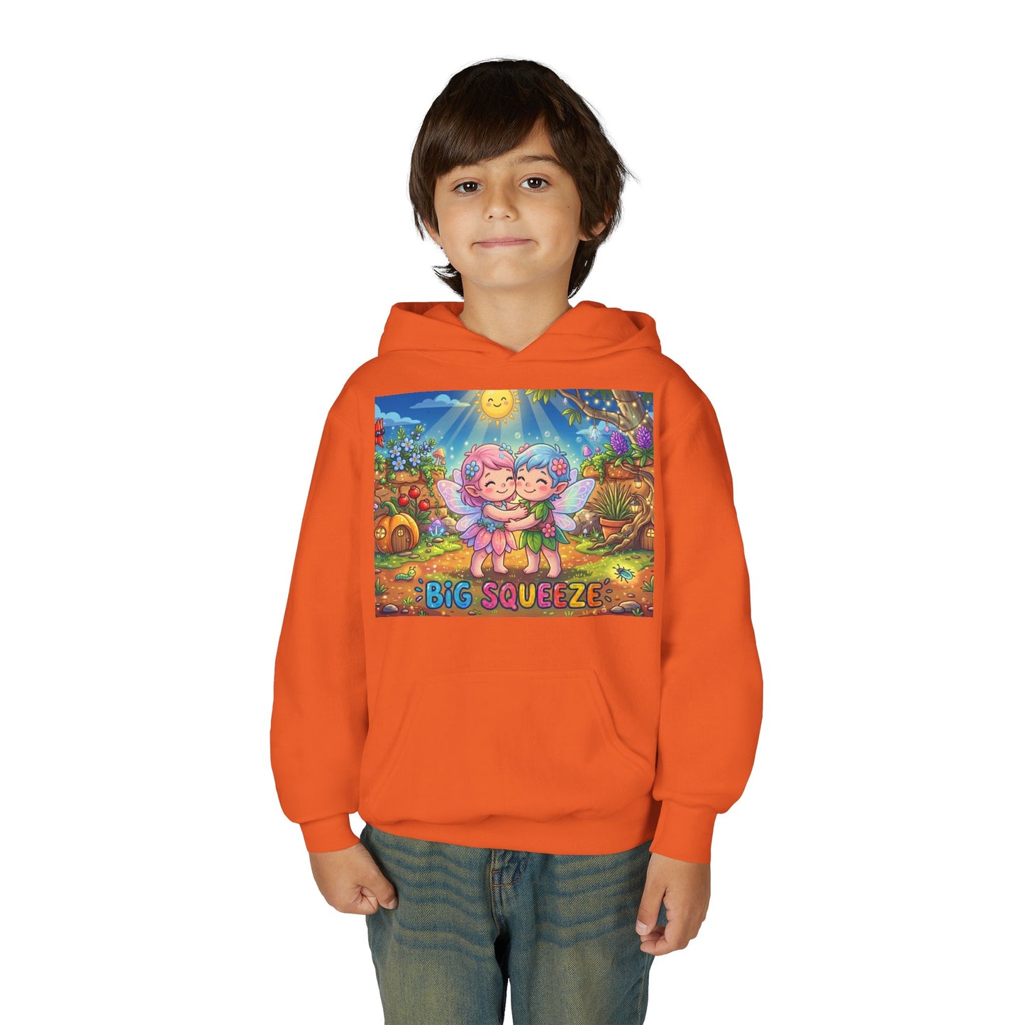 Big Squeeze Fairy Youth Heavy Blend Hooded Sweatshirt
